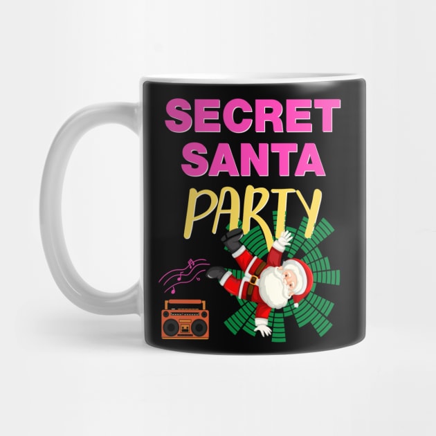 Secret Santa Party Sata Dance Christmas Party by MAii Art&Design